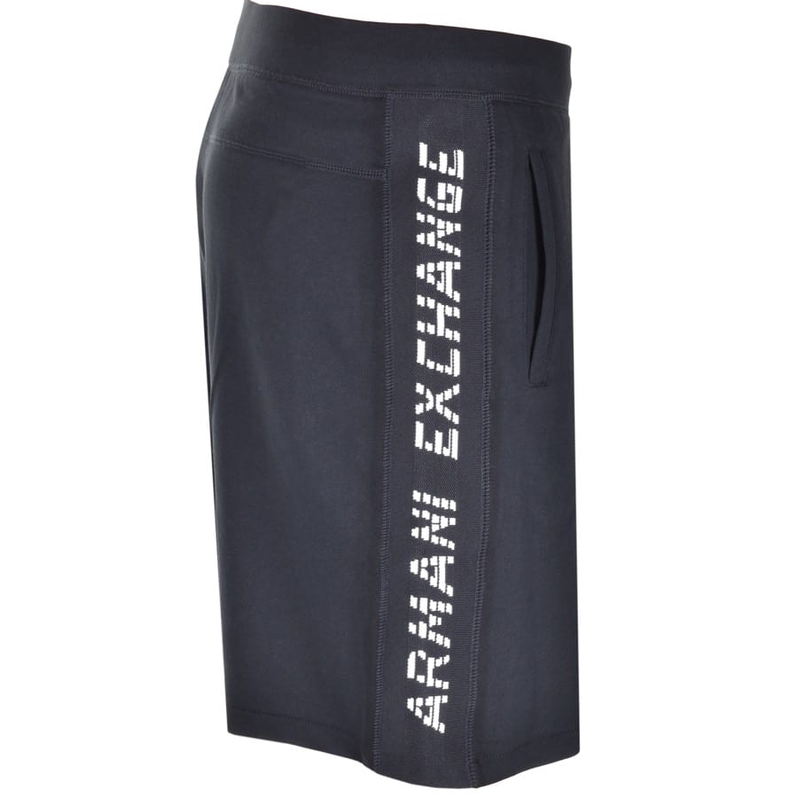 Alternative Image for ProductArmani Exchange Logo Sweat Shorts Navy3